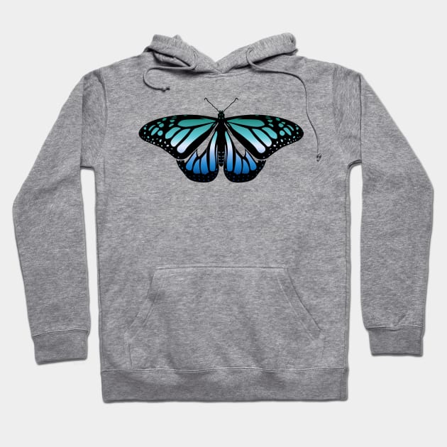 Gay Man Pride Butterfly Hoodie by brendalee